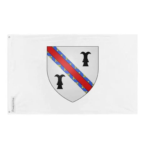 Drapeau roberval polyester résistant avec œillets à gauche