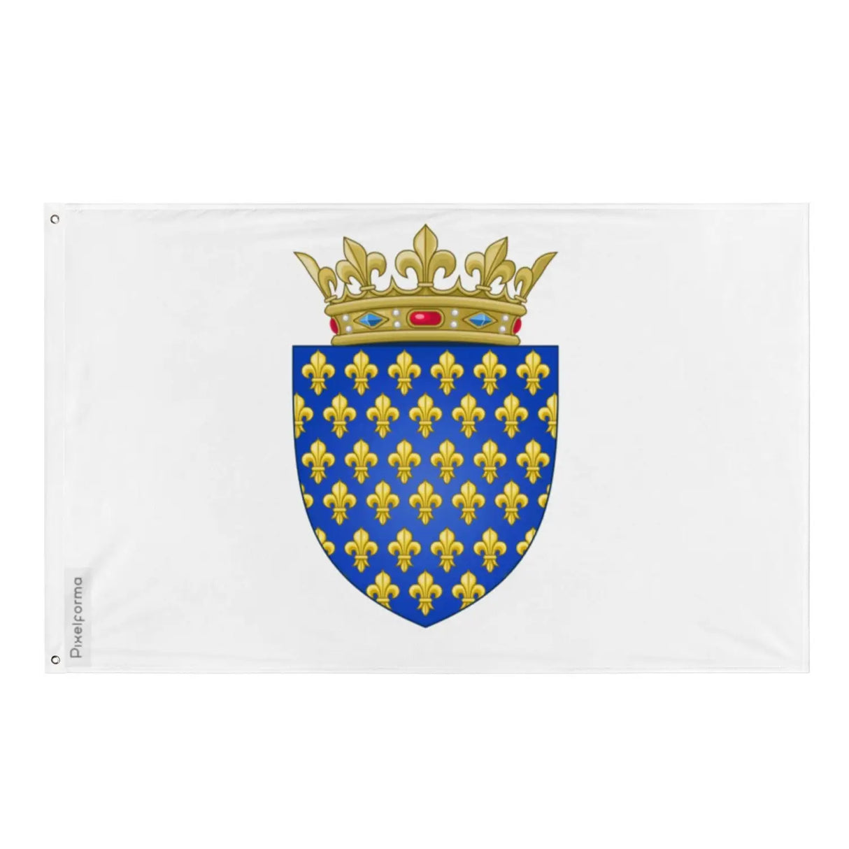 Drapeau rois de france avant 1376 plusieurs tailles en polyester - pixelforma