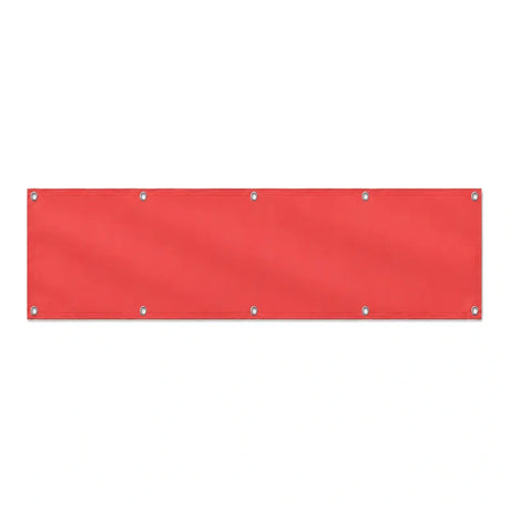 Drapeau Rouge Clair grand format XL en polyester avec dix œillets