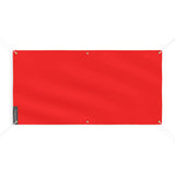 Drapeau rouge france polyester résistant aux intempéries
