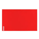 Drapeau rouge polyester résistant plusieurs modèles
