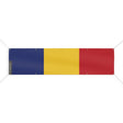 Drapeau roumanie en polyester résistant aux intempéries