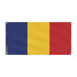 Drapeau roumanie polyester résistant aux intempéries