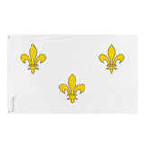 Drapeau royaliste utilisé pendant la Révolution en plusieurs tailles 100 % polyester Imprimer avec Double ourlet - Pixelforma 