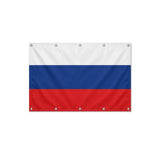 Drapeau de la Russie format S en polyester avec dix œillets