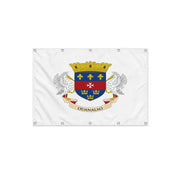 Drapeau de Saint-Barthélemy format S en polyester avec dix œillets