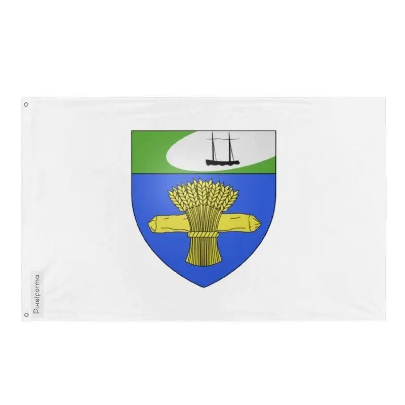 Drapeau saint-fulgence polyester résistant œillets à gauche