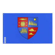 Drapeau saint-jean polyester résistant œillets à gauche