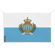 Drapeau saint-marin en polyester résistant à œillets