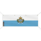 Drapeau saint-marin polyester résistant usage extérieur
