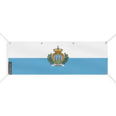 Drapeau saint-marin polyester résistant usage extérieur