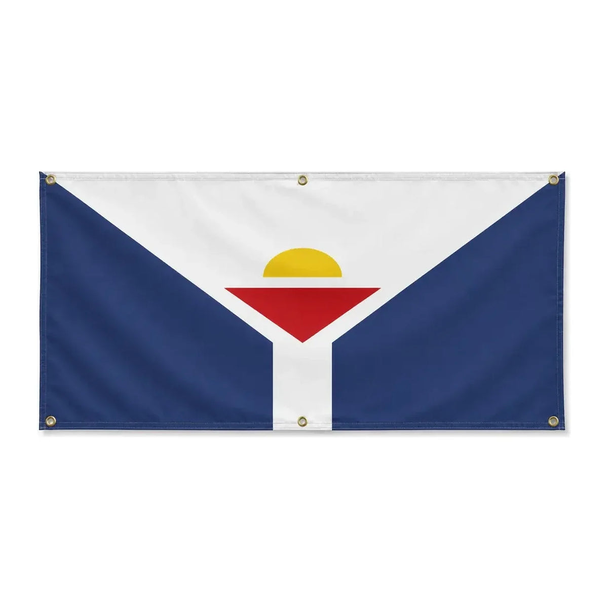 Drapeau saint-martin polyester résistant aux intempéries