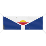Drapeau saint-martin polyester résistant aux intempéries