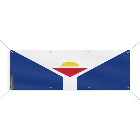 Drapeau saint-martin polyester résistant aux intempéries