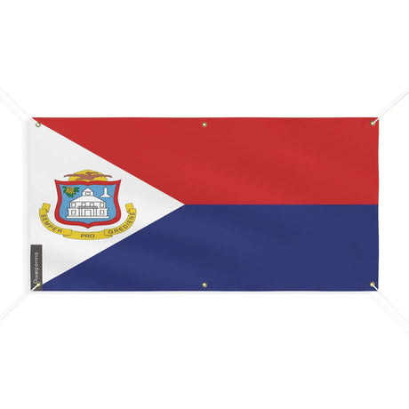 Drapeau saint-martin polyester résistant aux intempéries