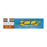 Drapeau saint-pierre-et-miquelon polyester dix œillets résistant