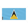 Drapeau sainte-lucie polyester résistant avec œillets robustes