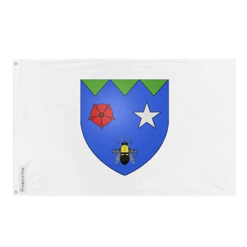Drapeau sainte-rose-du-nord polyester avec œillets à gauche