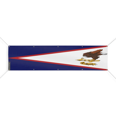 Drapeau samoa américaines polyester résistant aux intempéries