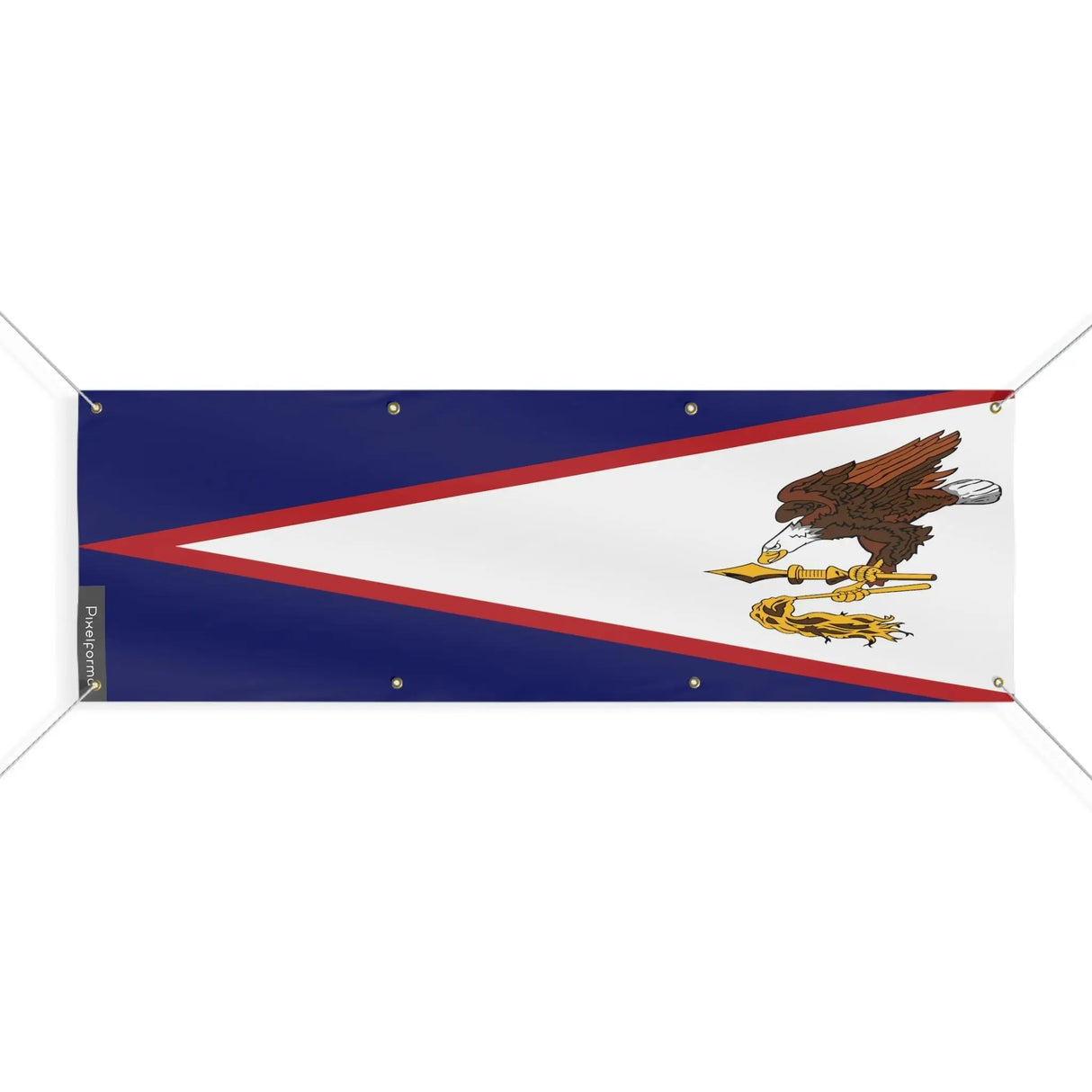 Drapeau samoa américaines polyester résistant aux intempéries
