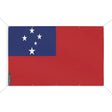 Drapeau samoa polyester résistant avec œillets renforcés