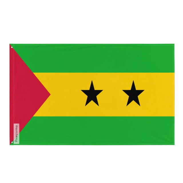 Drapeau sao tomé-et-principe plusieurs tailles en polyester - pixelforma