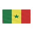 Drapeau sénégal polyester résistant avec œillets robustes