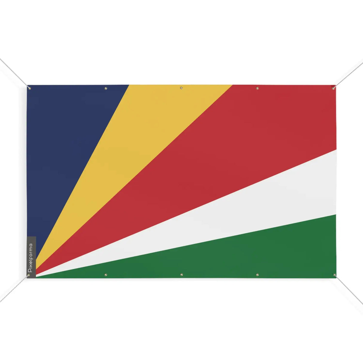 Drapeau seychelles 10 oeillets en plusieurs tailles (s) - pixelforma