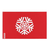Drapeau Snejinsk en plusieurs tailles 100 % polyester Imprimer avec Double ourlet - Pixelforma 