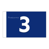 Drapeau Sosnovoborsk en plusieurs tailles 100 % polyester Imprimer avec Double ourlet - Pixelforma 