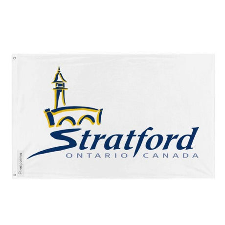 Drapeau Stratford en plusieurs tailles 100 % polyester Imprimer avec Double ourlet - Pixelforma