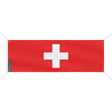 Drapeau suisse armoiries en polyester résistant intempéries