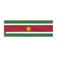 Drapeau suriname en polyester résistant usage extérieur