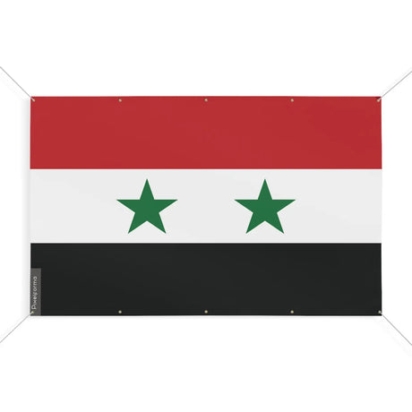 Drapeau syrie 10 oeillets en plusieurs tailles (s) - pixelforma