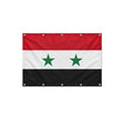 Drapeau de la Syrie format S en polyester avec dix œillets