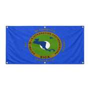 Drapeau système intégration centraméricain polyester résistant