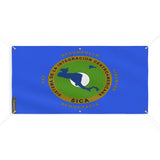 Drapeau système intégration centraméricain polyester résistant