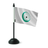 Drapeau table organisation coopération islamique polyester noir