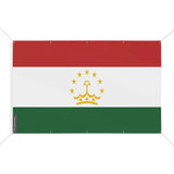 Drapeau tadjikistan polyester résistant dix œillets