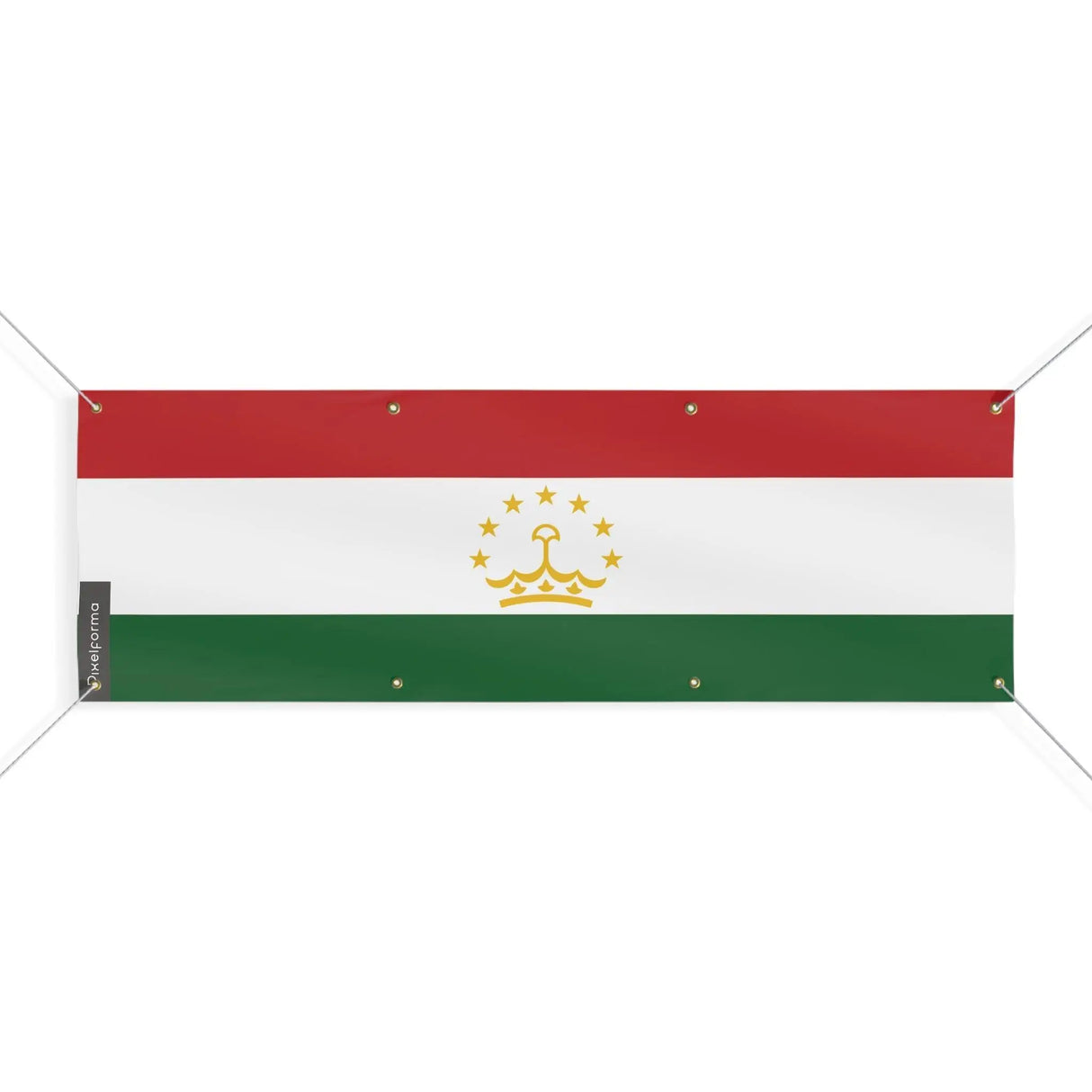 Drapeau tadjikistan polyester résistant usage extérieur