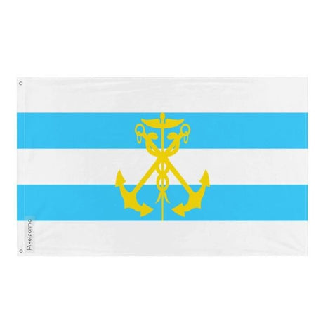 Drapeau Taganrog en plusieurs tailles 100 % polyester Imprimer avec Double ourlet - Pixelforma 