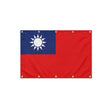 Drapeau Taïwan format S en polyester avec dix œillets