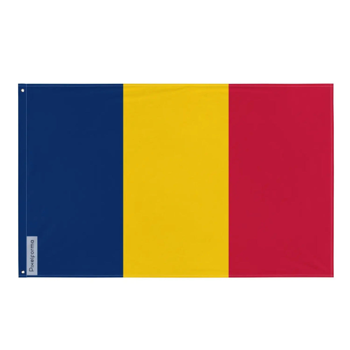 Drapeau tchad plusieurs tailles en polyester - pixelforma