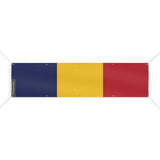 Drapeau tchad polyester résistant usage extérieur intensif
