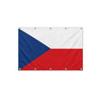 Drapeau de la Tchéquie format S en polyester avec dix œillets