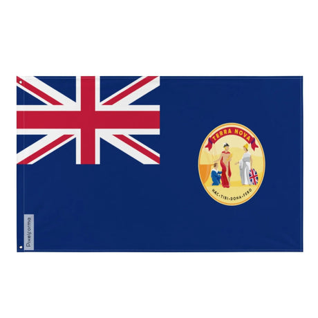 Drapeau terre-neuve polyester résistant œillets à gauche