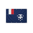 Drapeau Terres australes et antarctiques françaises format S en polyester avec dix œillets