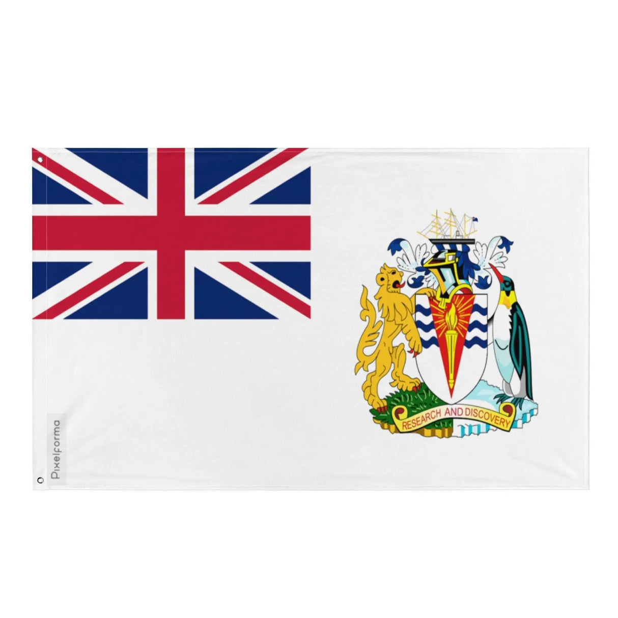 Drapeau territoire antarctique britannique polyester résistant