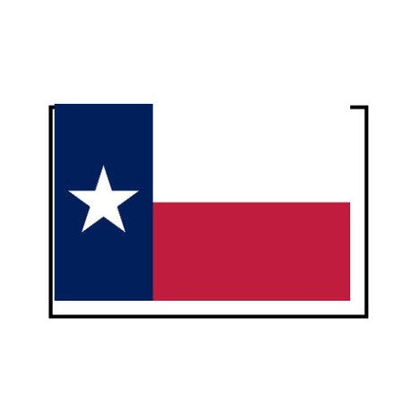 Drapeau texas 10 oeillets en plusieurs tailles (s) - pixelforma