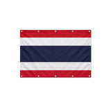 Drapeau de la Thaïlande format S en polyester avec dix œillets